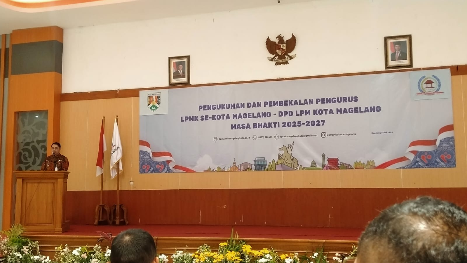 Read more about the article Pembekalan dan Pengukuhan pengurus LPMK Se-Kota Magelang